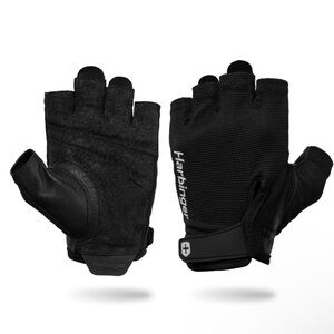 Harbinger Pro Wristwrap Gloves Enhanced Grip Half-Finger Design Weightlifting
